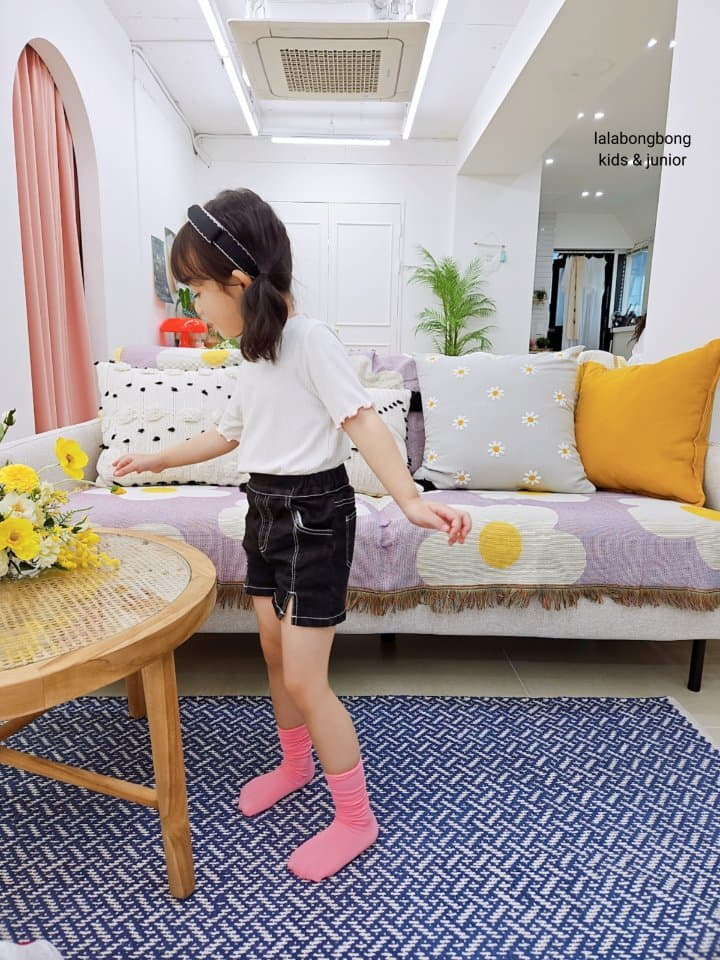 Lalabongbong - Korean Children Fashion - #childrensboutique - Color Terry Tee - 6