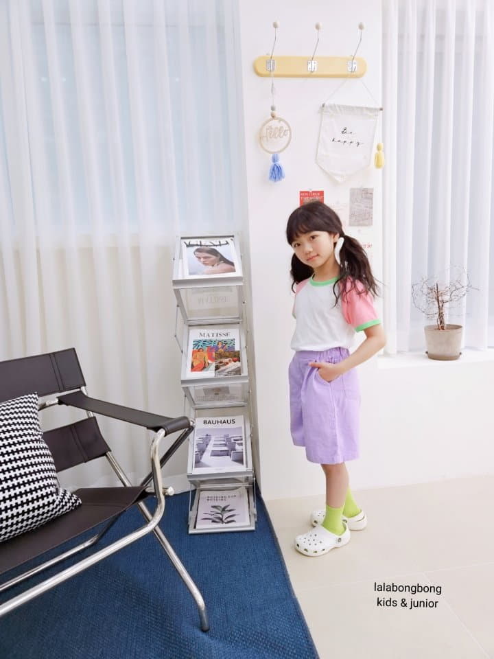 Lalabongbong - Korean Children Fashion - #childrensboutique - Color Tee - 5