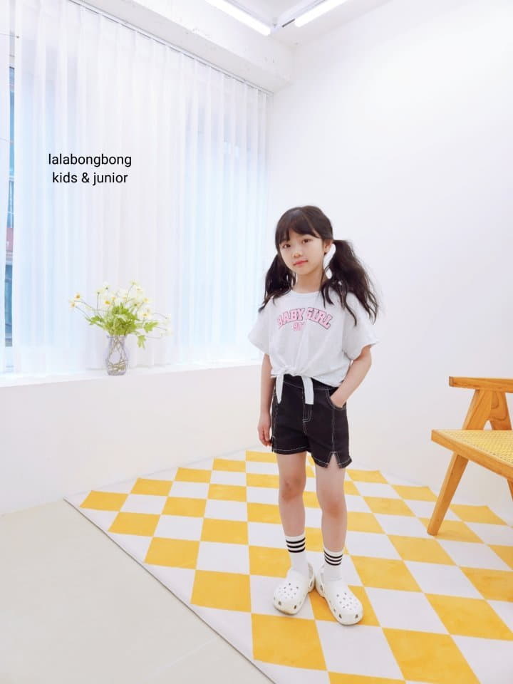 Lalabongbong - Korean Children Fashion - #childrensboutique - Slit Shorts