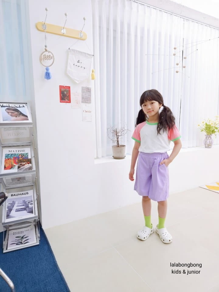 Lalabongbong - Korean Children Fashion - #designkidswear - Color Tee - 6