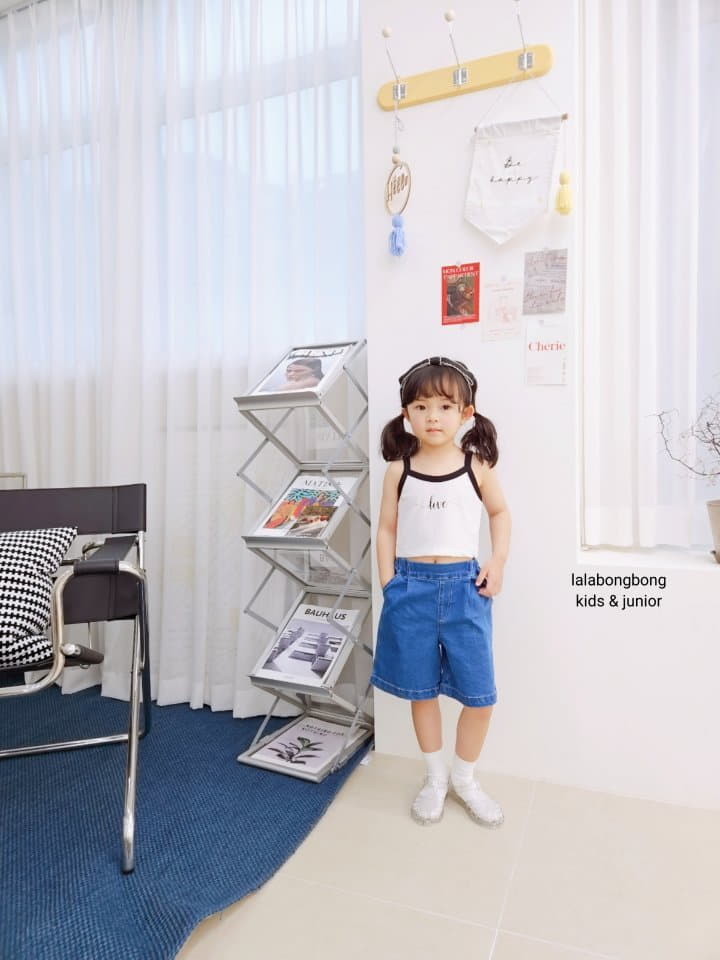 Lalabongbong - Korean Children Fashion - #discoveringself - Basic Jeans Shorts - 9