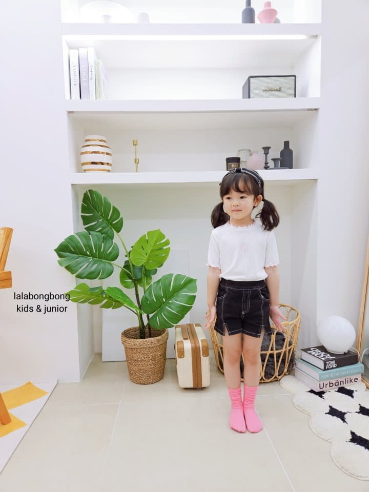 Lalabongbong - Korean Children Fashion - #discoveringself - Color Terry Tee - 8