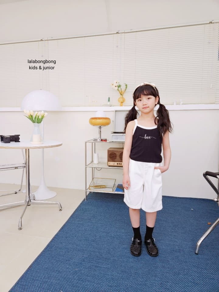 Lalabongbong - Korean Children Fashion - #fashionkids - Love Sleeveless - 3