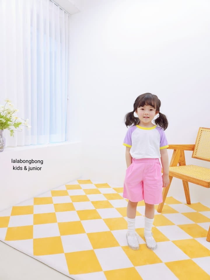 Lalabongbong - Korean Children Fashion - #fashionkids - Color Tee - 8