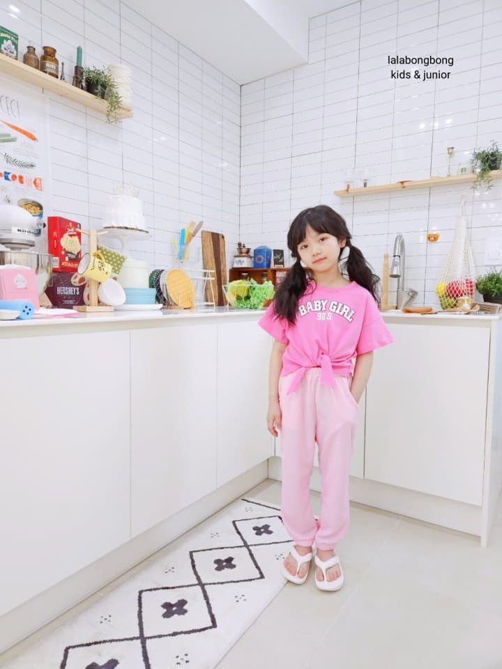 Lalabongbong - Korean Children Fashion - #fashionkids - Baby Girl Tee - 4