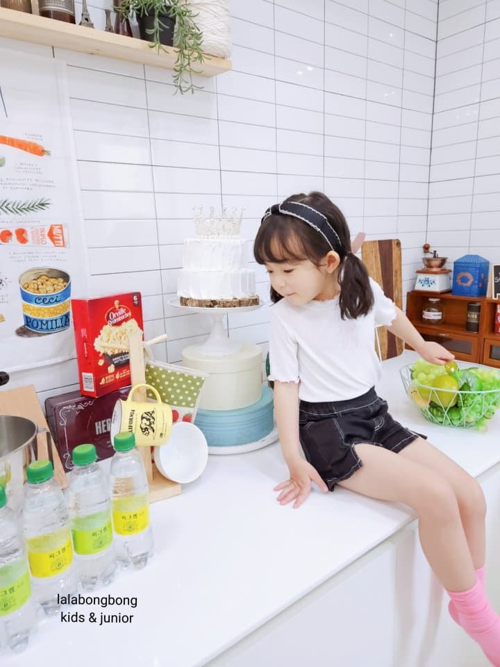 Lalabongbong - Korean Children Fashion - #kidsstore - Color Terry Tee - 11