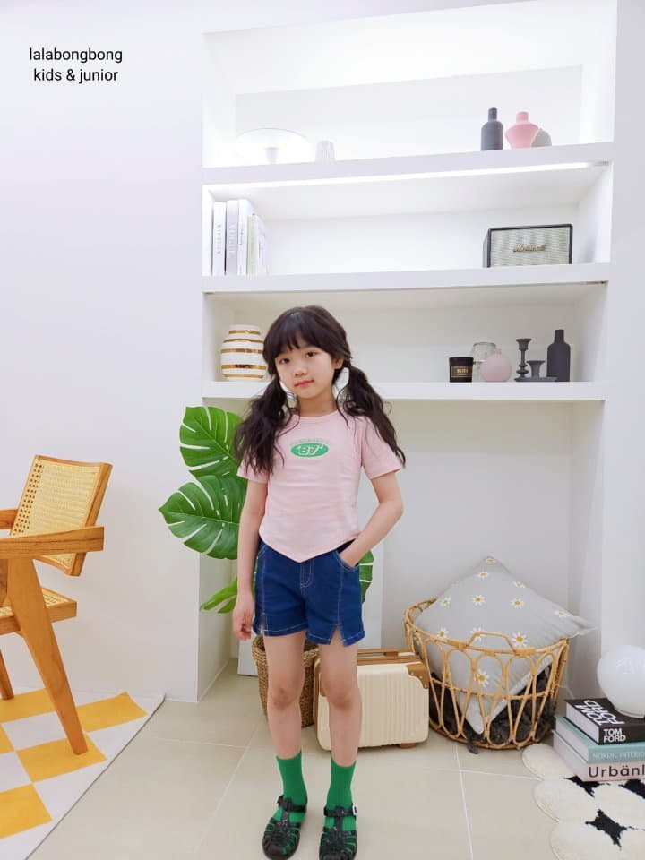 Lalabongbong - Korean Children Fashion - #kidsstore - New Jeans Tee - 7