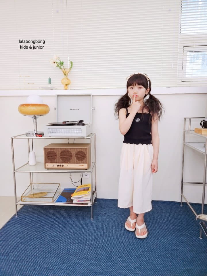 Lalabongbong - Korean Children Fashion - #littlefashionista - Wrinkle Pants - 3