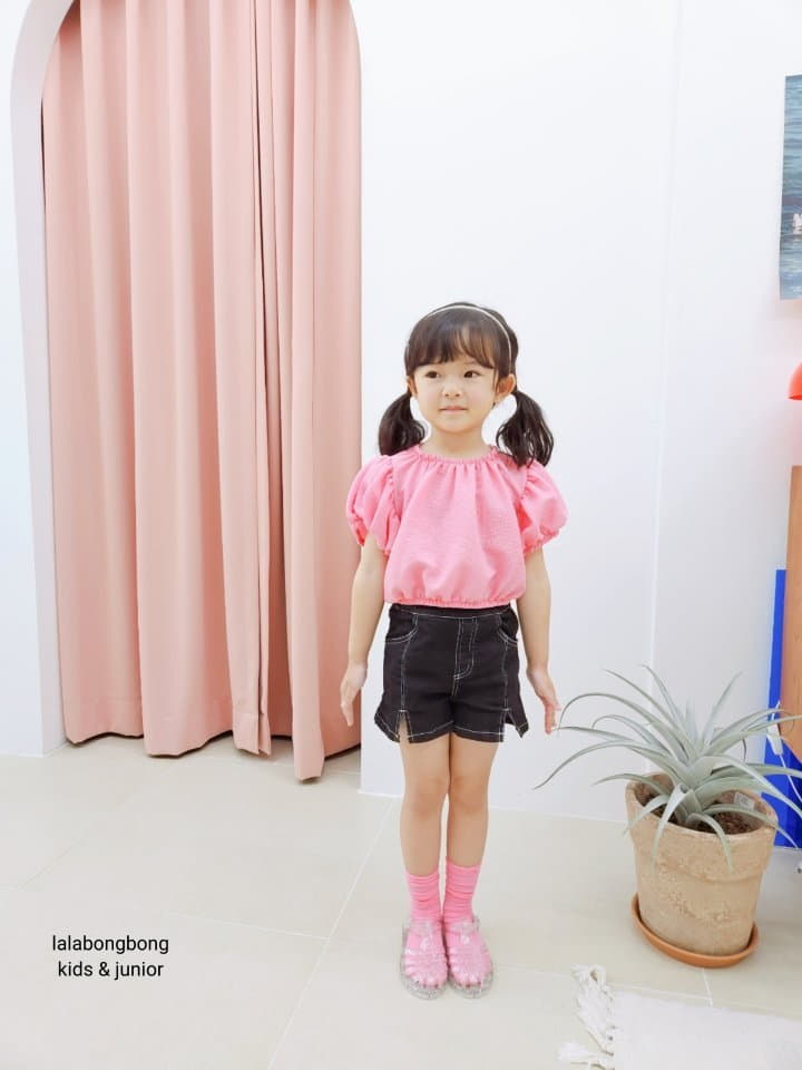 Lalabongbong - Korean Children Fashion - #littlefashionista - Slit Shorts - 9