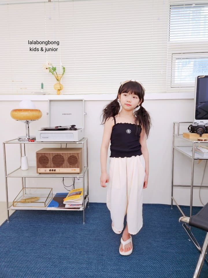 Lalabongbong - Korean Children Fashion - #littlefashionista - Wrinkle Pants - 4