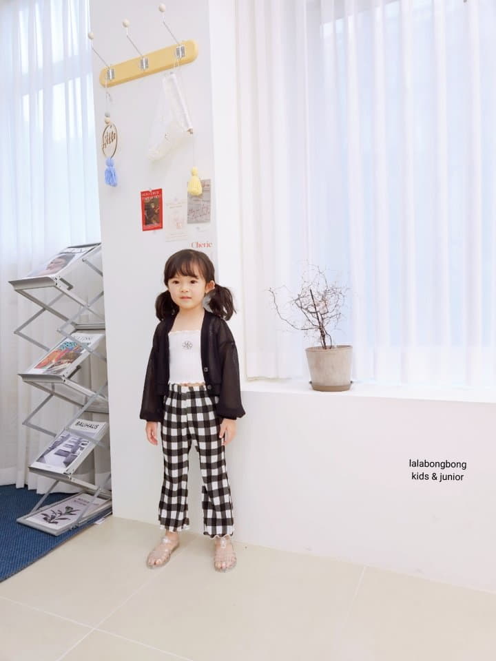Lalabongbong - Korean Children Fashion - #minifashionista - Check Pleat Pants - 7