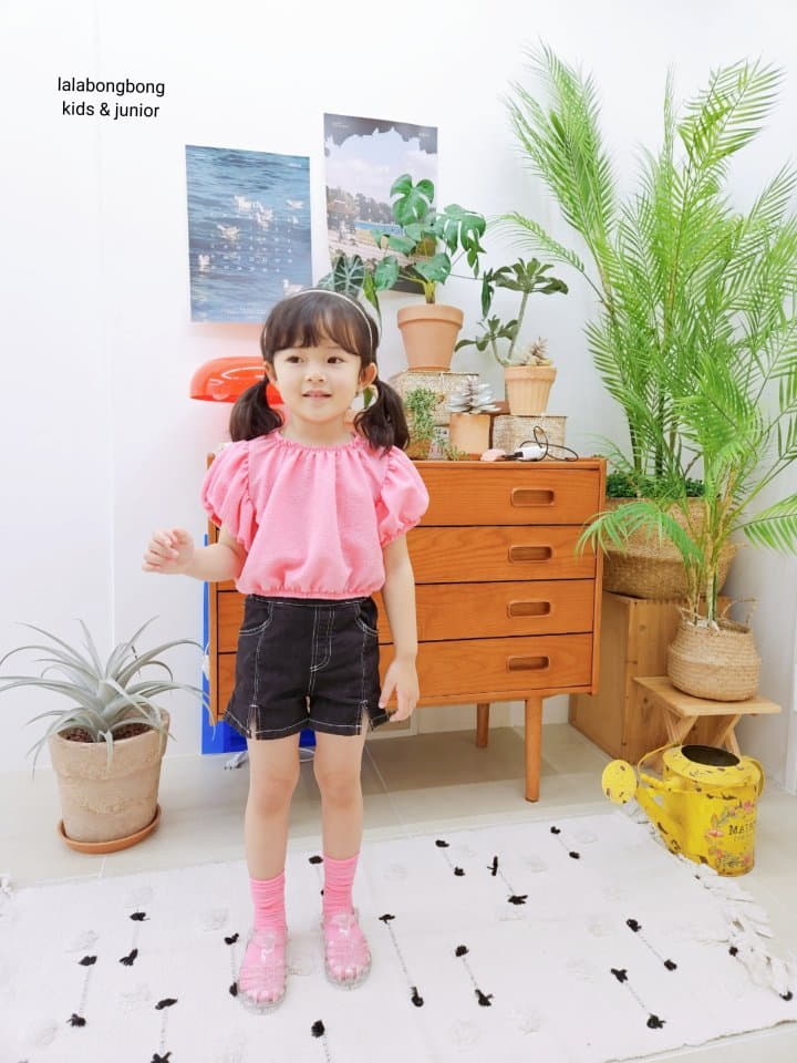 Lalabongbong - Korean Children Fashion - #minifashionista - Slit Shorts - 11