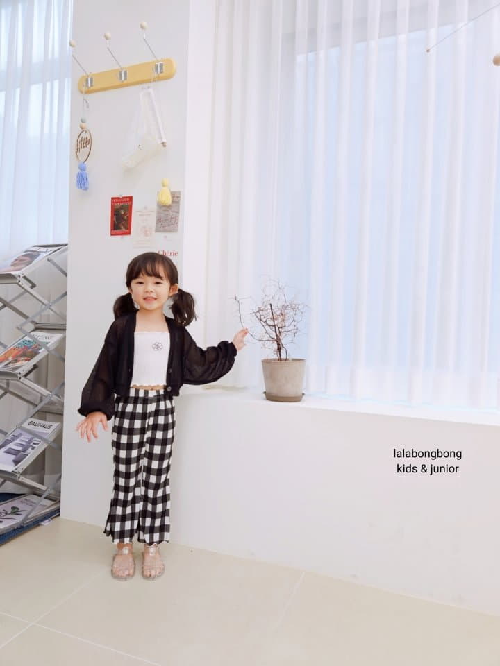 Lalabongbong - Korean Children Fashion - #prettylittlegirls - Check Pleat Pants - 8