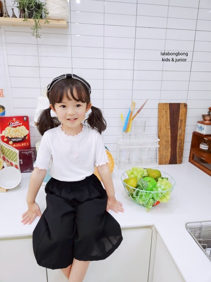 Lalabongbong - Korean Children Fashion - #prettylittlegirls - Color Terry Tee