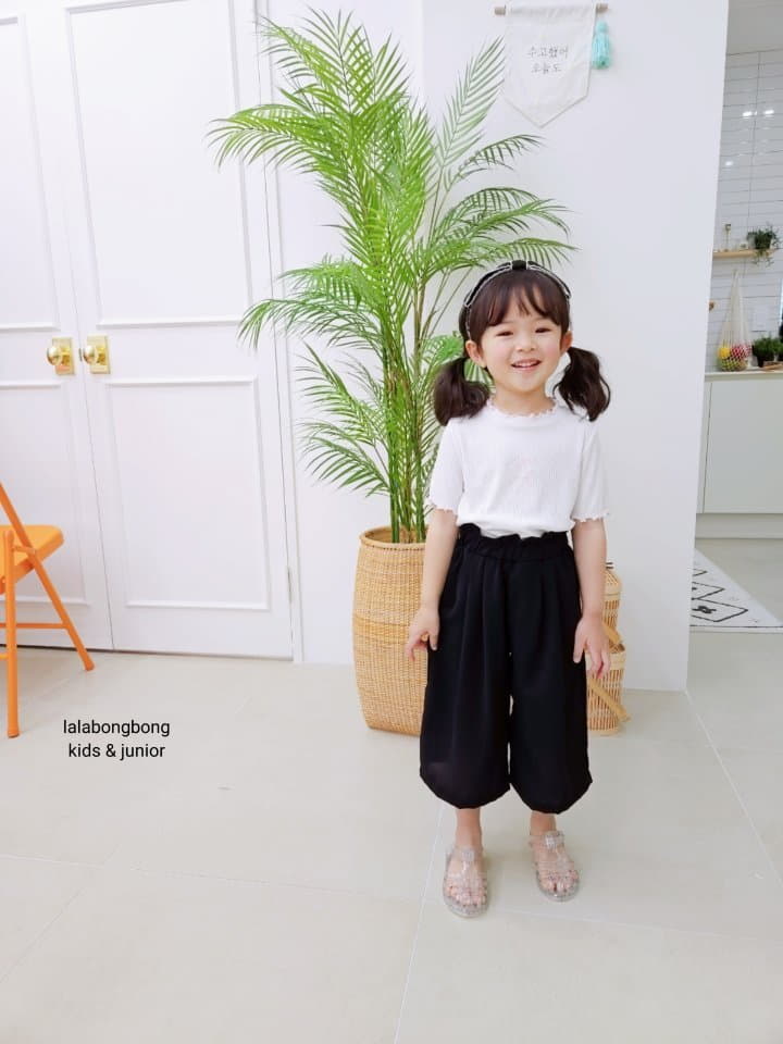 Lalabongbong - Korean Children Fashion - #toddlerclothing - Color Terry Tee - 4