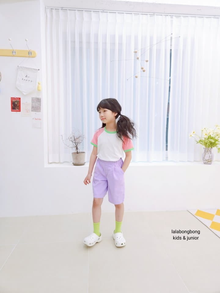 Lalabongbong - Korean Children Fashion - #stylishchildhood - Color Tee - 3