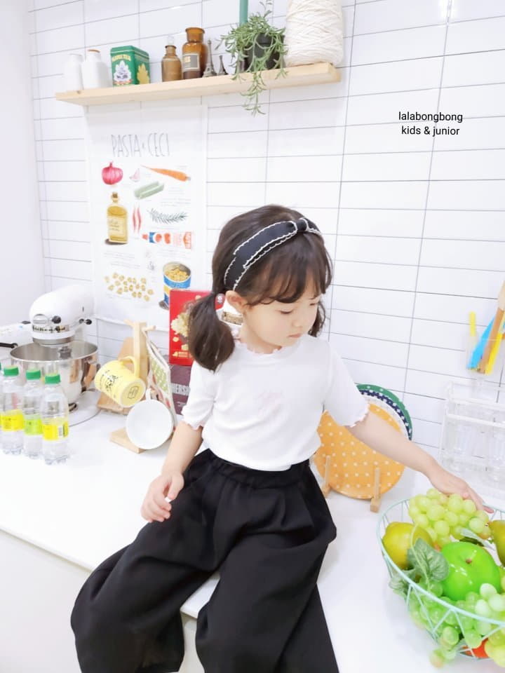 Lalabongbong - Korean Children Fashion - #toddlerclothing - Color Terry Tee - 3