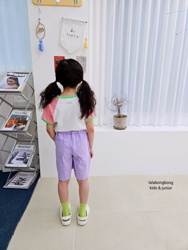 Lalabongbong - Korean Children Fashion - #toddlerclothing - Color Tee - 2