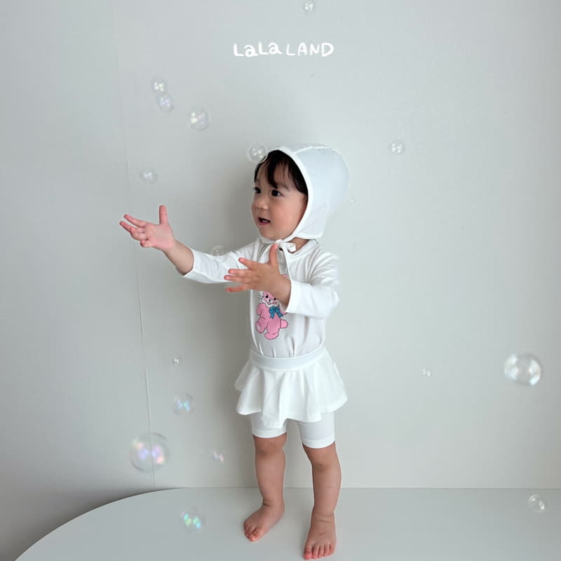 Lalaland - Korean Baby Fashion - #babyboutique - Bebe Bunny Swimwear with Hat - 7