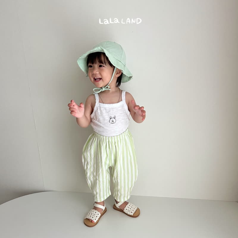 Lalaland - Korean Baby Fashion - #babyboutique - Bebe Mini Bear Sleeveless - 4