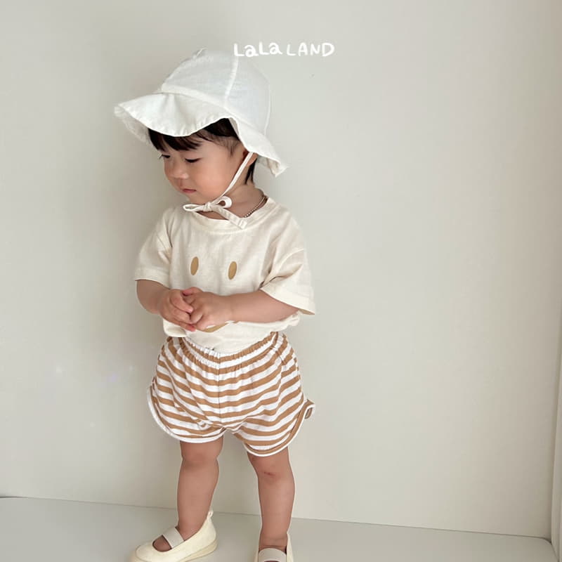 Lalaland - Korean Baby Fashion - #babyclothing - Bebe Smile Top Bottom Set - 9