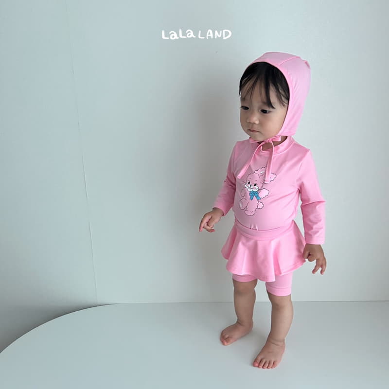 Lalaland - Korean Baby Fashion - #babyfashion - Bebe Bunny Swimwear with Hat - 11
