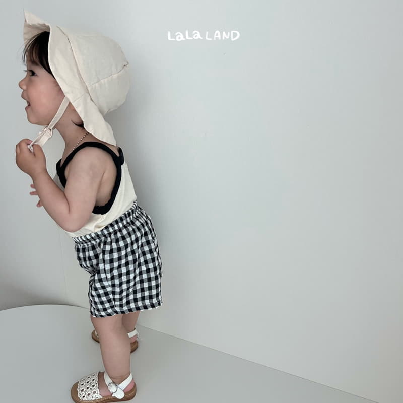 Lalaland - Korean Baby Fashion - #babyfever - Bebe Apple Sleeveless Top Bottom Set - 10