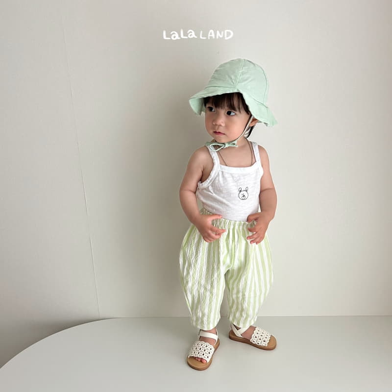 Lalaland - Korean Baby Fashion - #onlinebabyshop - Bebe Mini Bear Sleeveless - 2
