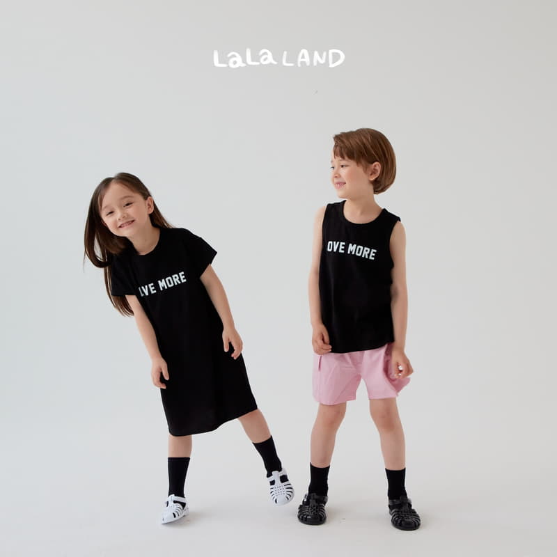 Lalaland - Korean Children Fashion - #Kfashion4kids - Love More One-piece - 7