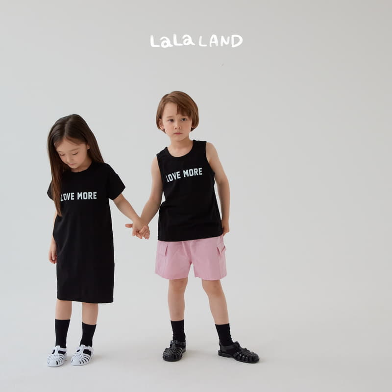 Lalaland - Korean Children Fashion - #Kfashion4kids - Love More Sleeveless - 6