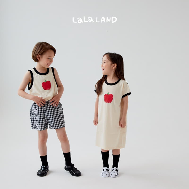 Lalaland - Korean Children Fashion - #Kfashion4kids - Apple One-piece - 5