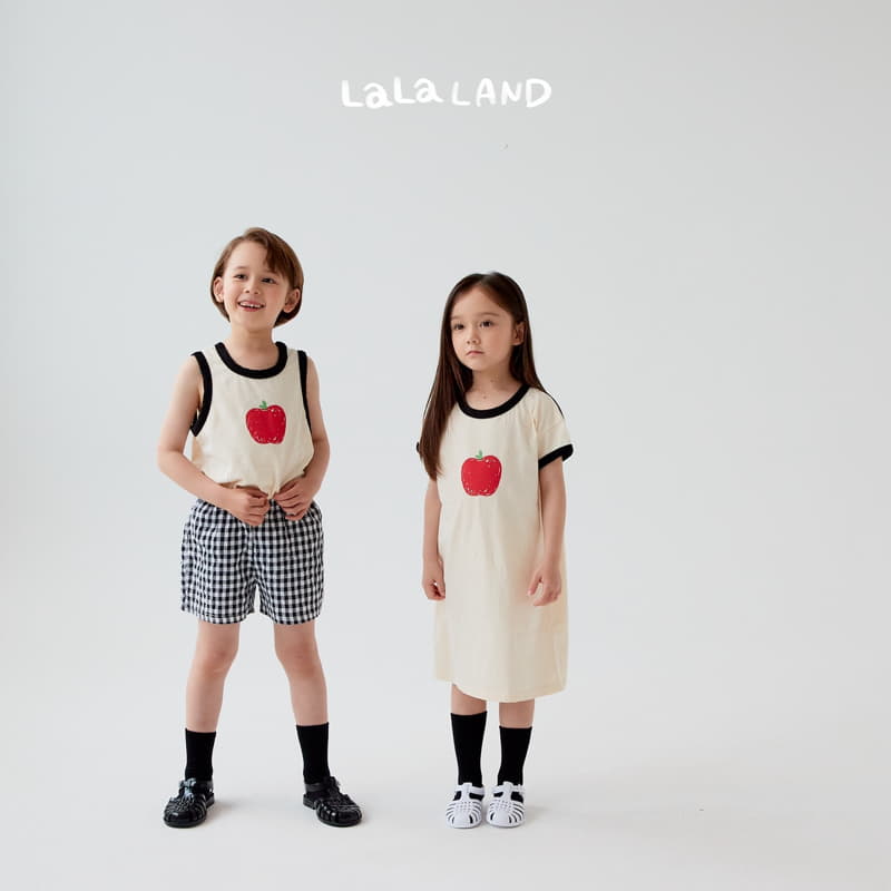 Lalaland - Korean Children Fashion - #kidzfashiontrend - Apple Sleeveless - 4