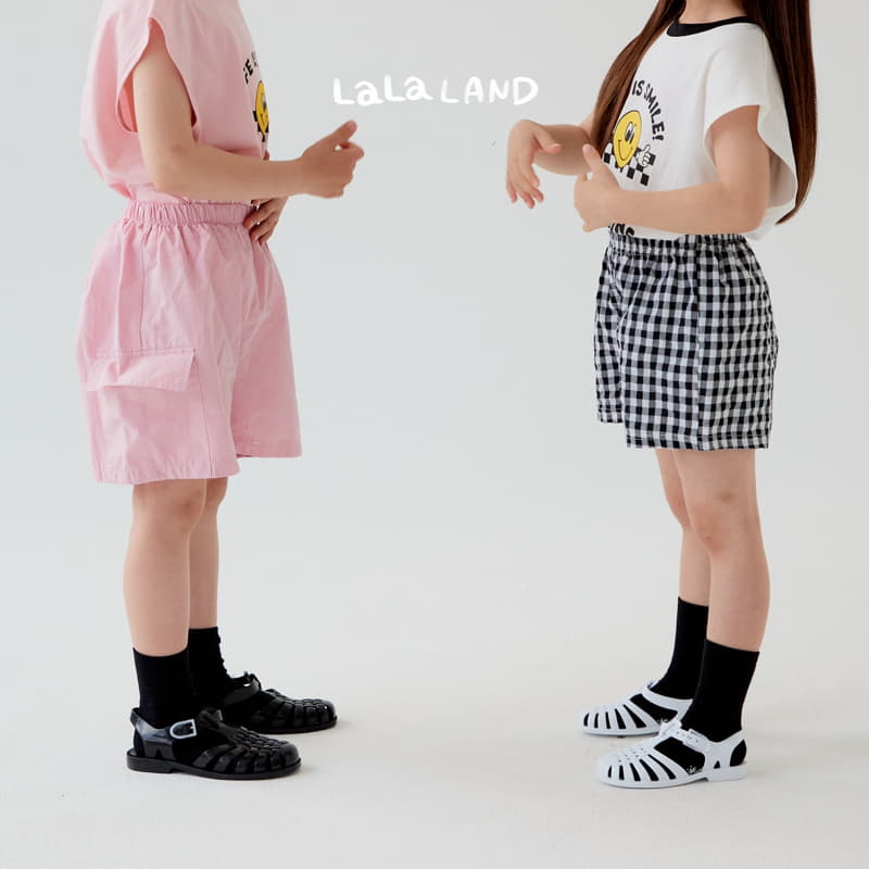 Lalaland - Korean Children Fashion - #childofig - Black Check Shorts - 11