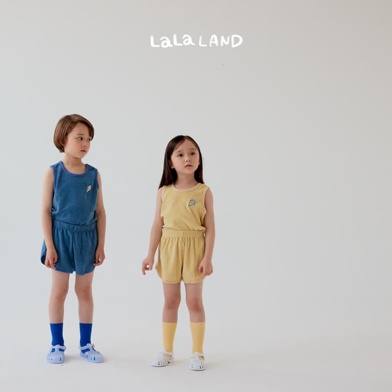 Lalaland - Korean Children Fashion - #childofig - Terry Corn Top Bottom Set - 5