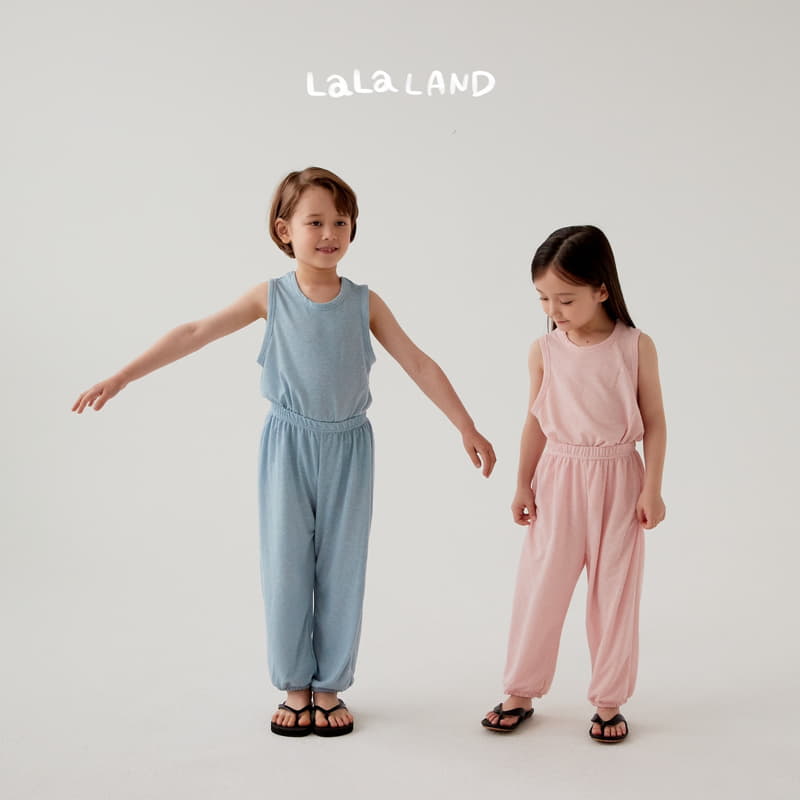 Lalaland - Korean Children Fashion - #childofig - Linen Molang Top Bottom Set - 11