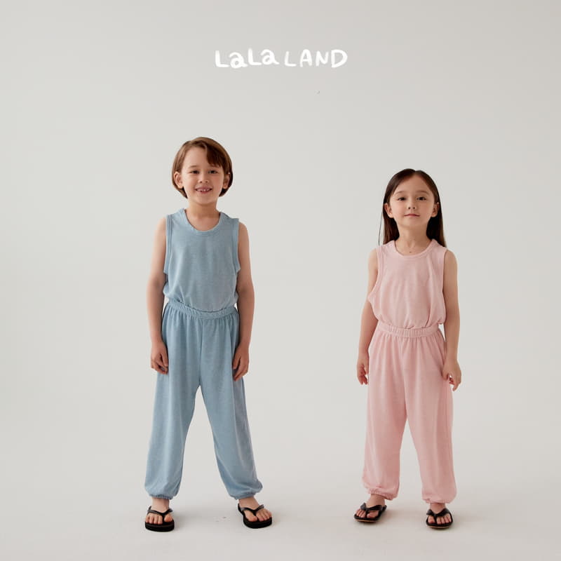 Lalaland - Korean Children Fashion - #childofig - Linen Molang Top Bottom Set - 12