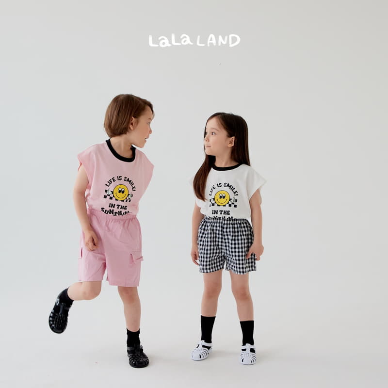 Lalaland - Korean Children Fashion - #childrensboutique - Black Check Shorts - 12