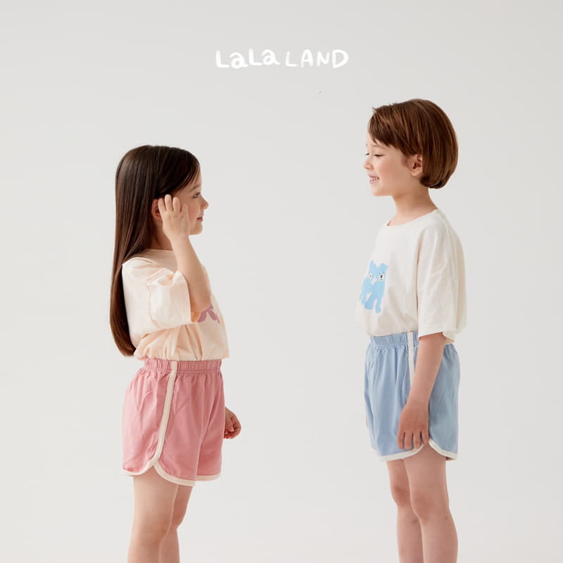 Lalaland - Korean Children Fashion - #designkidswear - Bear Dul Top Bottom Set - 6