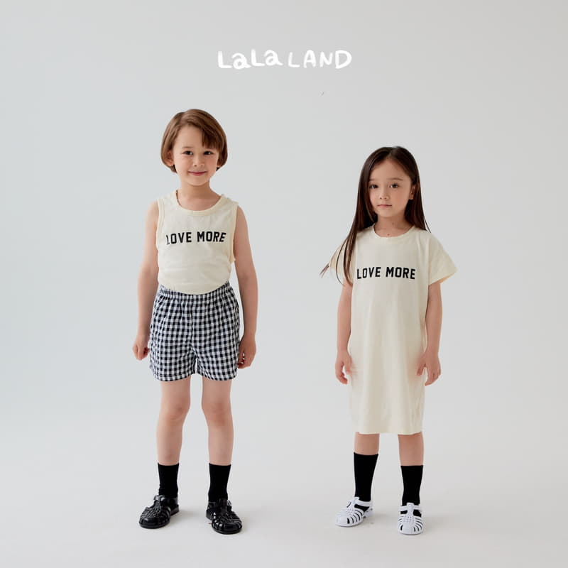 Lalaland - Korean Children Fashion - #discoveringself - Love More One-piece - 2