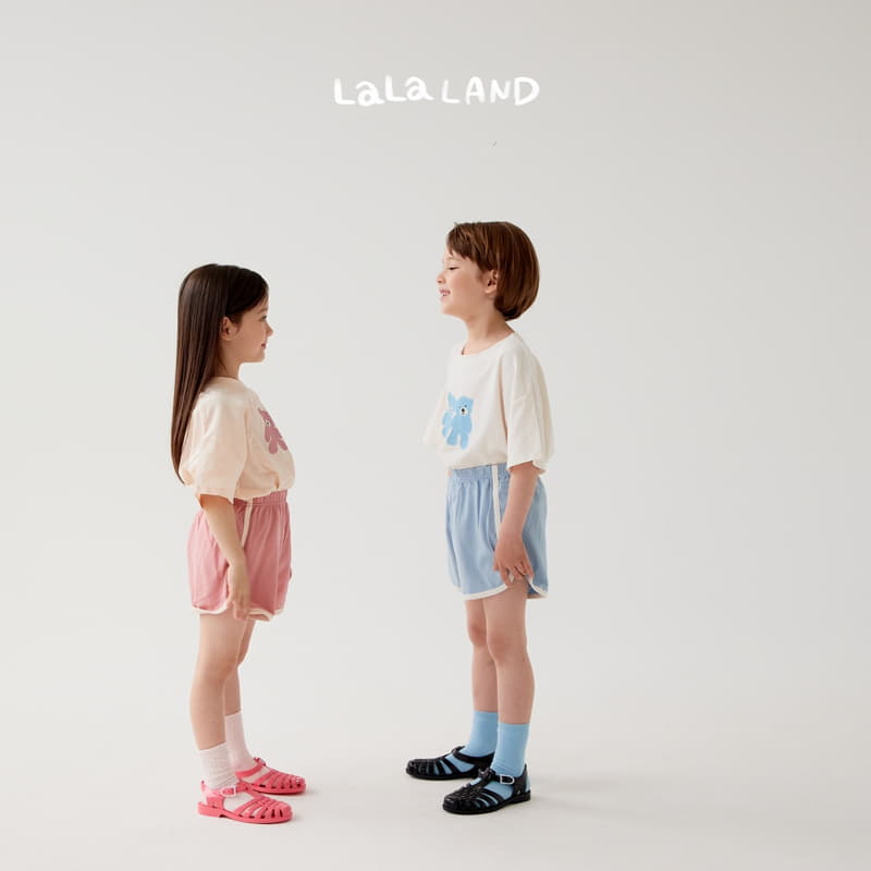 Lalaland - Korean Children Fashion - #discoveringself - Bear Dul Top Bottom Set - 7