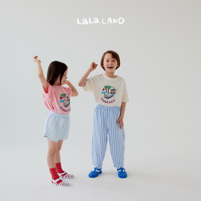 Lalaland - Korean Children Fashion - #fashionkids - Ted Beach Tee - 10
