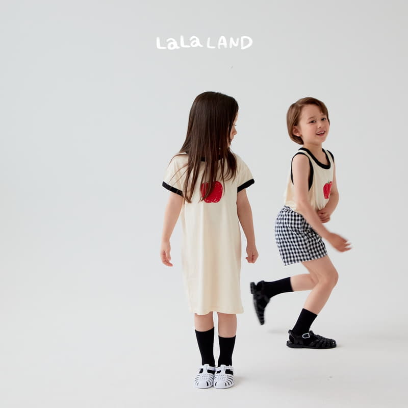 Lalaland - Korean Children Fashion - #fashionkids - Apple One-piece