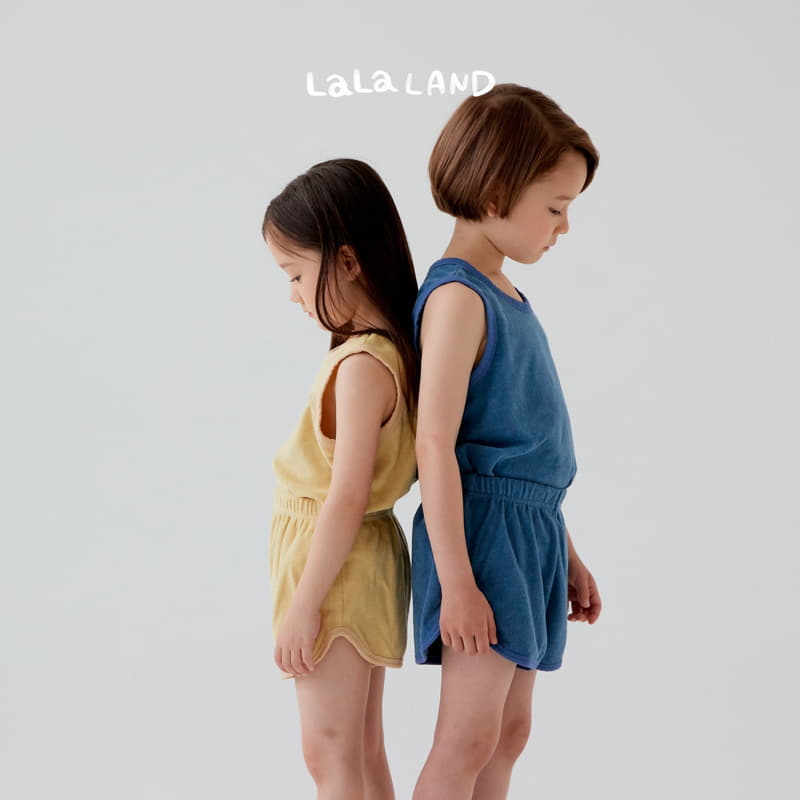 Lalaland - Korean Children Fashion - #fashionkids - Terry Corn Top Bottom Set - 9