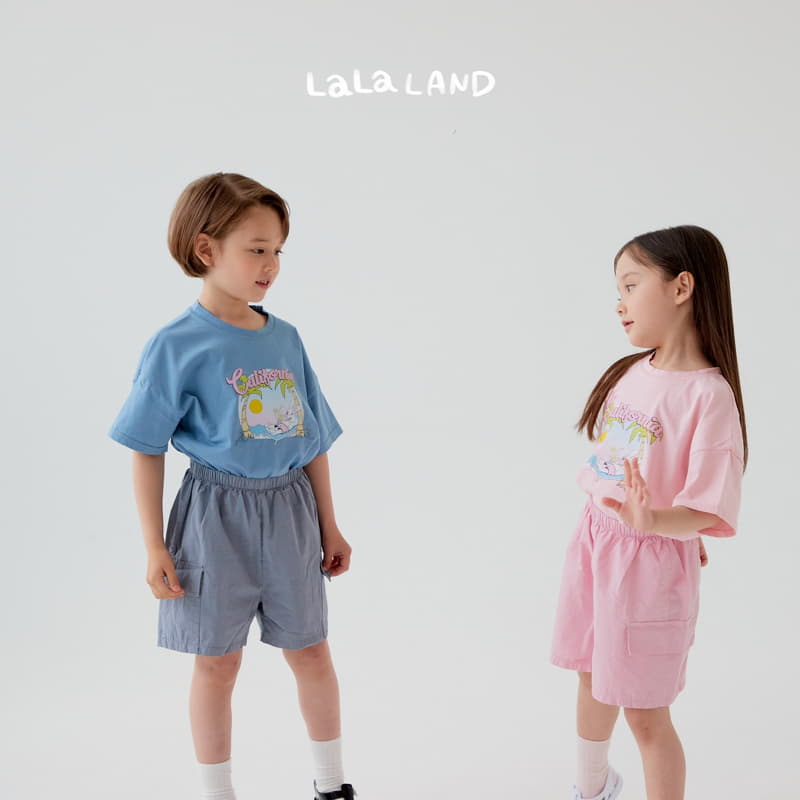 Lalaland - Korean Children Fashion - #kidsshorts - California Tee - 9
