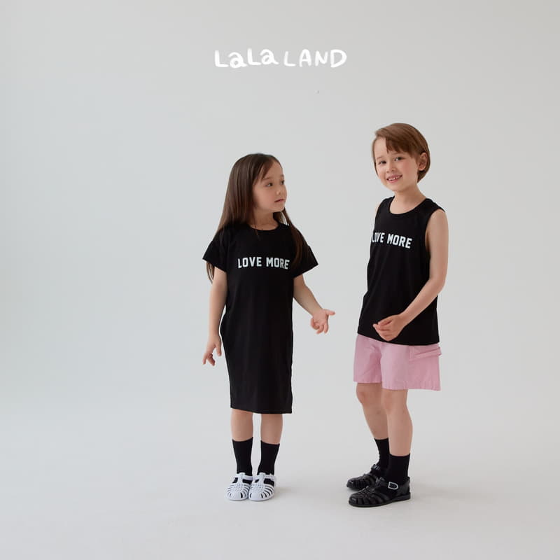 Lalaland - Korean Children Fashion - #kidzfashiontrend - Love More Sleeveless - 5