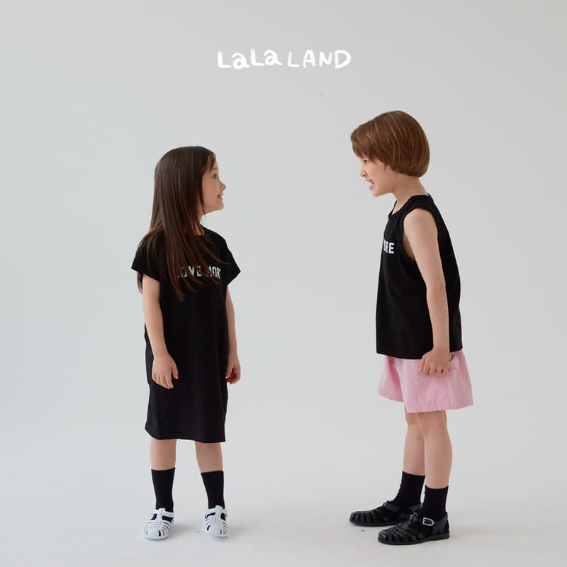 Lalaland - Korean Children Fashion - #littlefashionista - Love More Sleeveless - 7