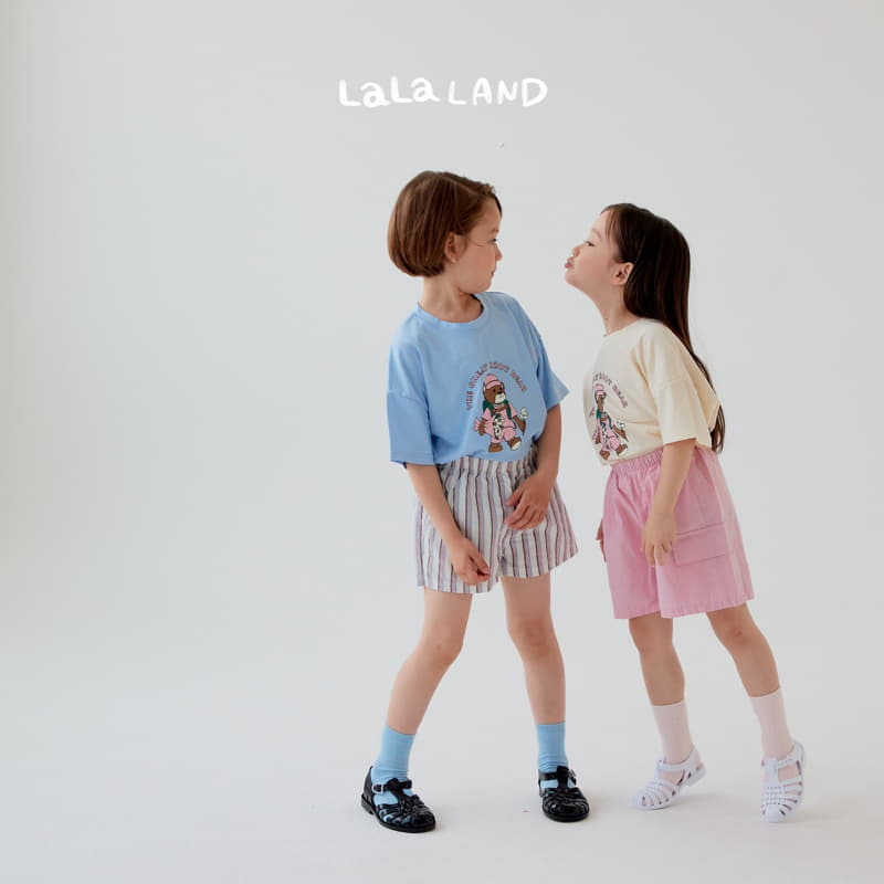 Lalaland - Korean Children Fashion - #magicofchildhood - Flower Bear TEe - 12
