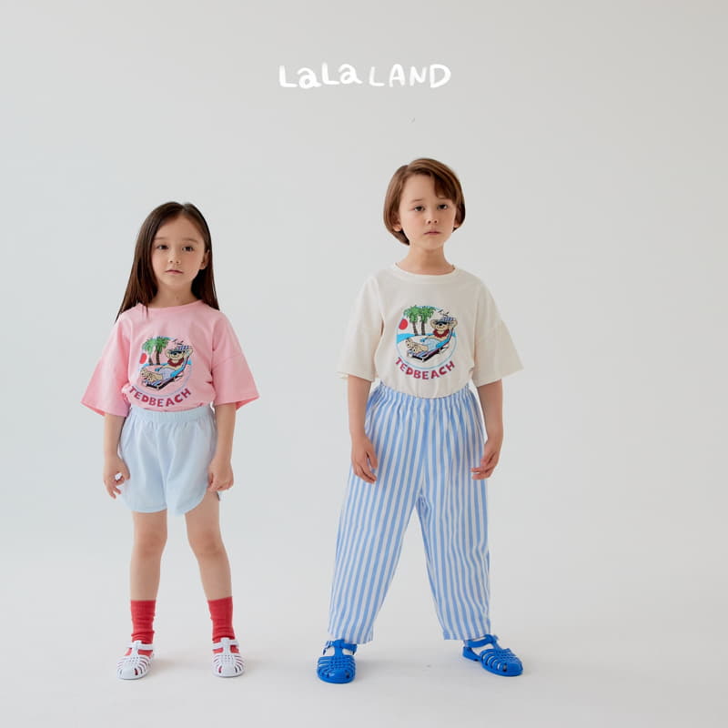Lalaland - Korean Children Fashion - #minifashionista - Ted Beach Tee - 3