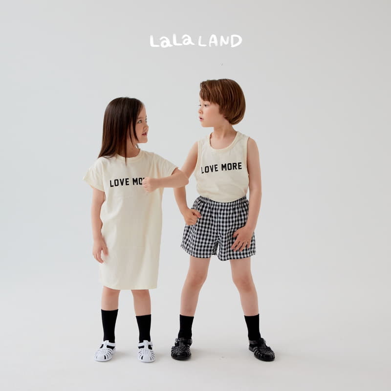 Lalaland - Korean Children Fashion - #minifashionista - Black Check Shorts - 6
