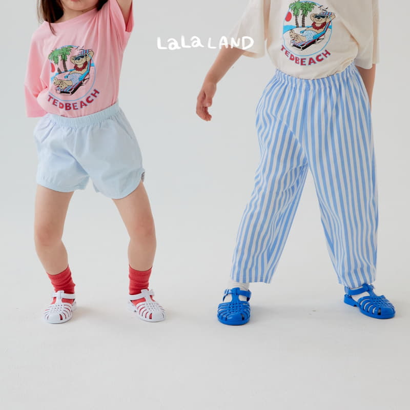 Lalaland - Korean Children Fashion - #minifashionista - Ted Beach Tee - 4